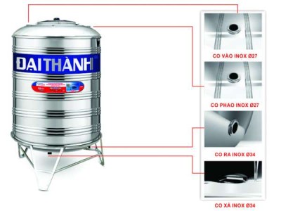 Bồn inox - VẬT TƯ NGÀNH NƯỚC TÙNG BÁCH - CÔNG TY TNHH THƯƠNG MẠI DỊCH VỤ TÙNG BÁCH